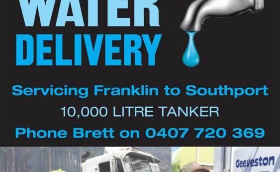  Servicing Franklin to Southport with water deliveries
