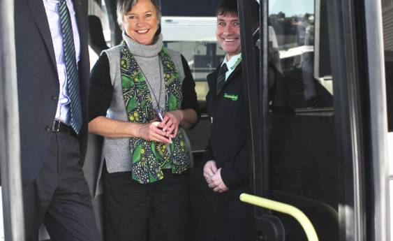 Huonville on-board for express buses
