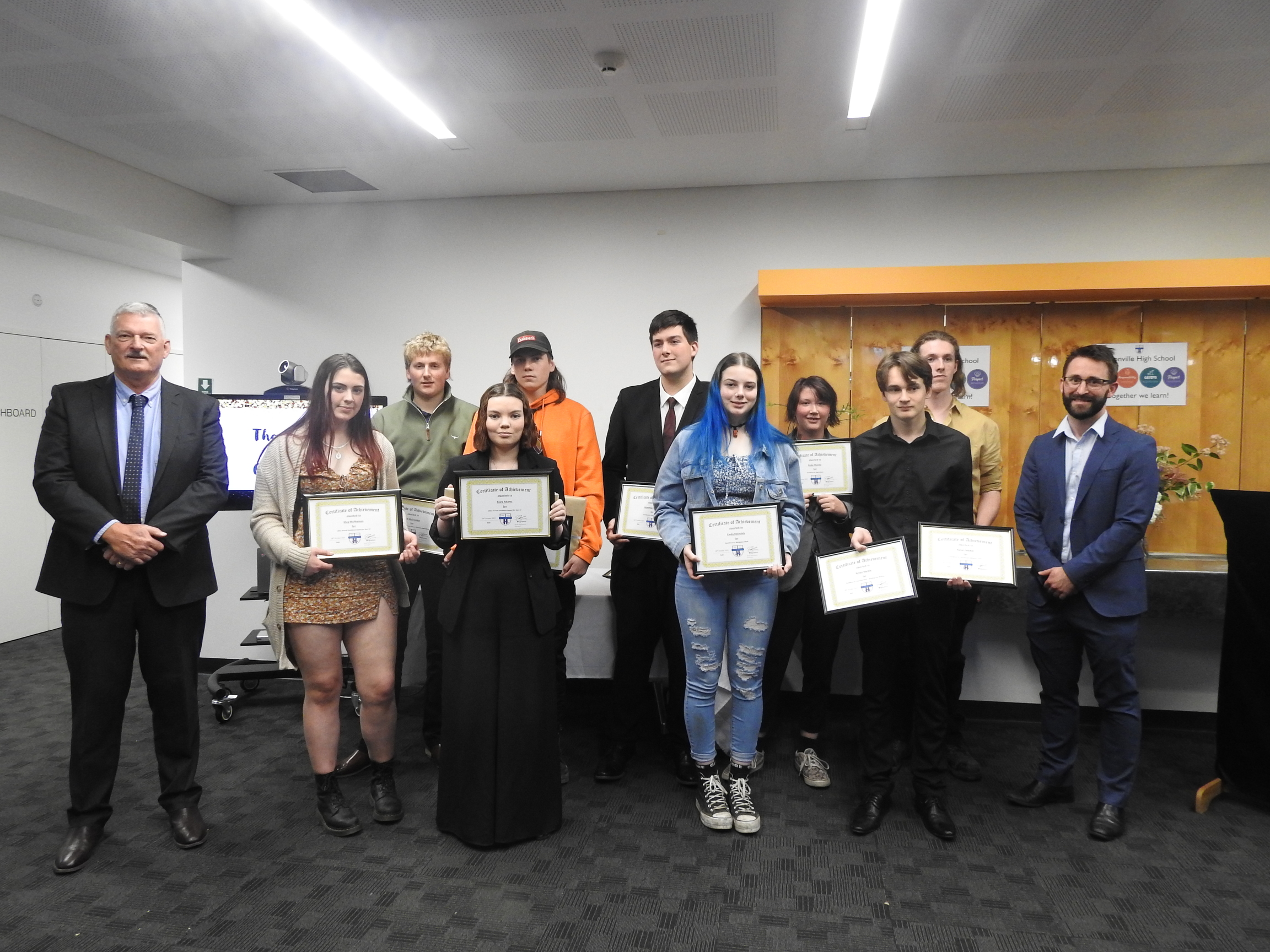 Huonville High Year 11 and 12 awards