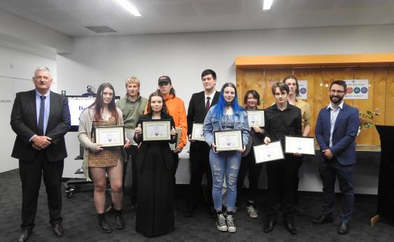 Huonville High Year 11 and 12 awards