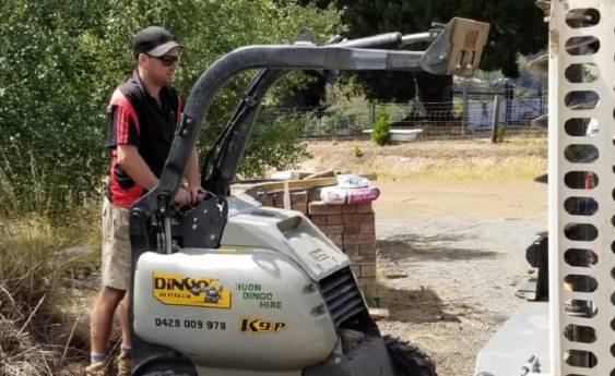 Dingo hire, perfect for small backyard jobs